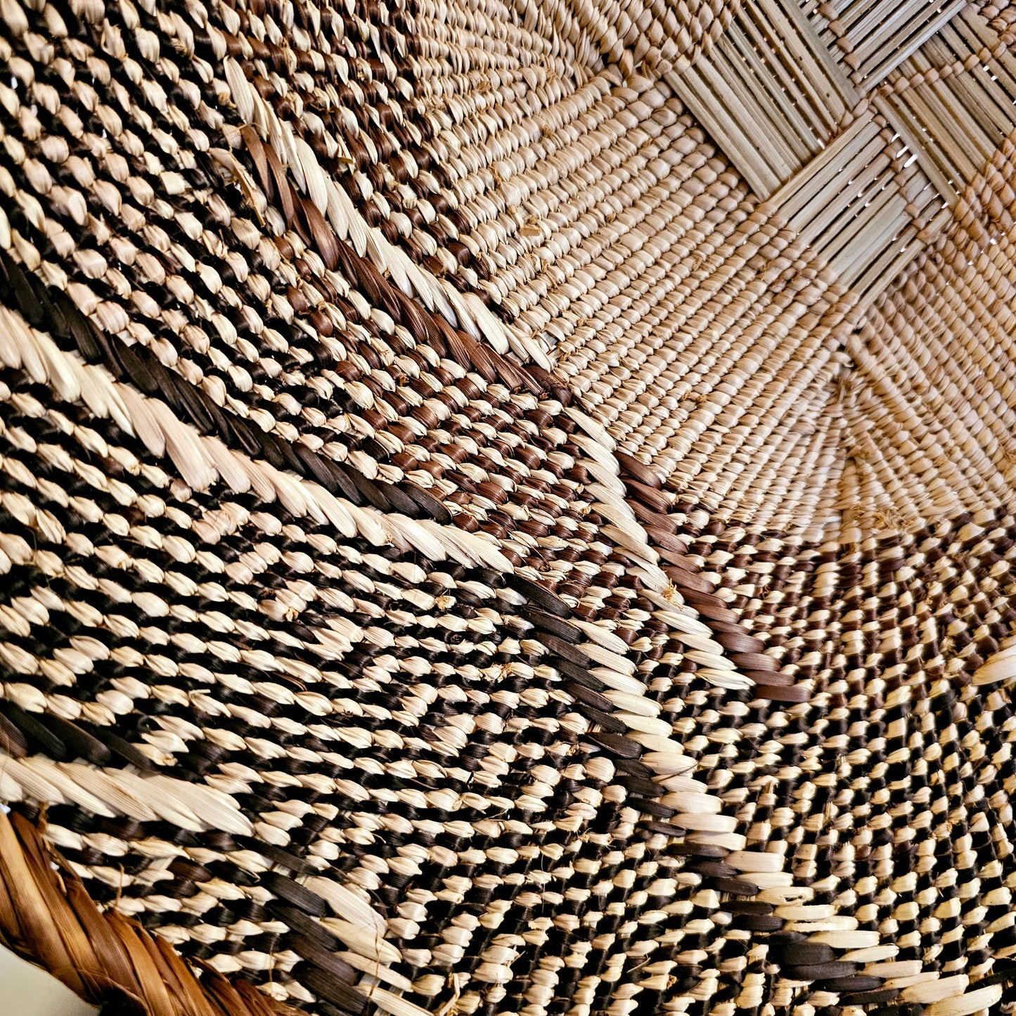 Handmade Wall Baskets | African Zimbabwe Baskets | Boho Wall Decor | E45.