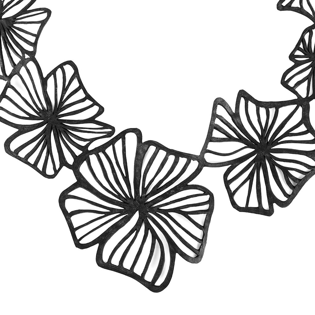 Canna Handmade Long Floral Necklace