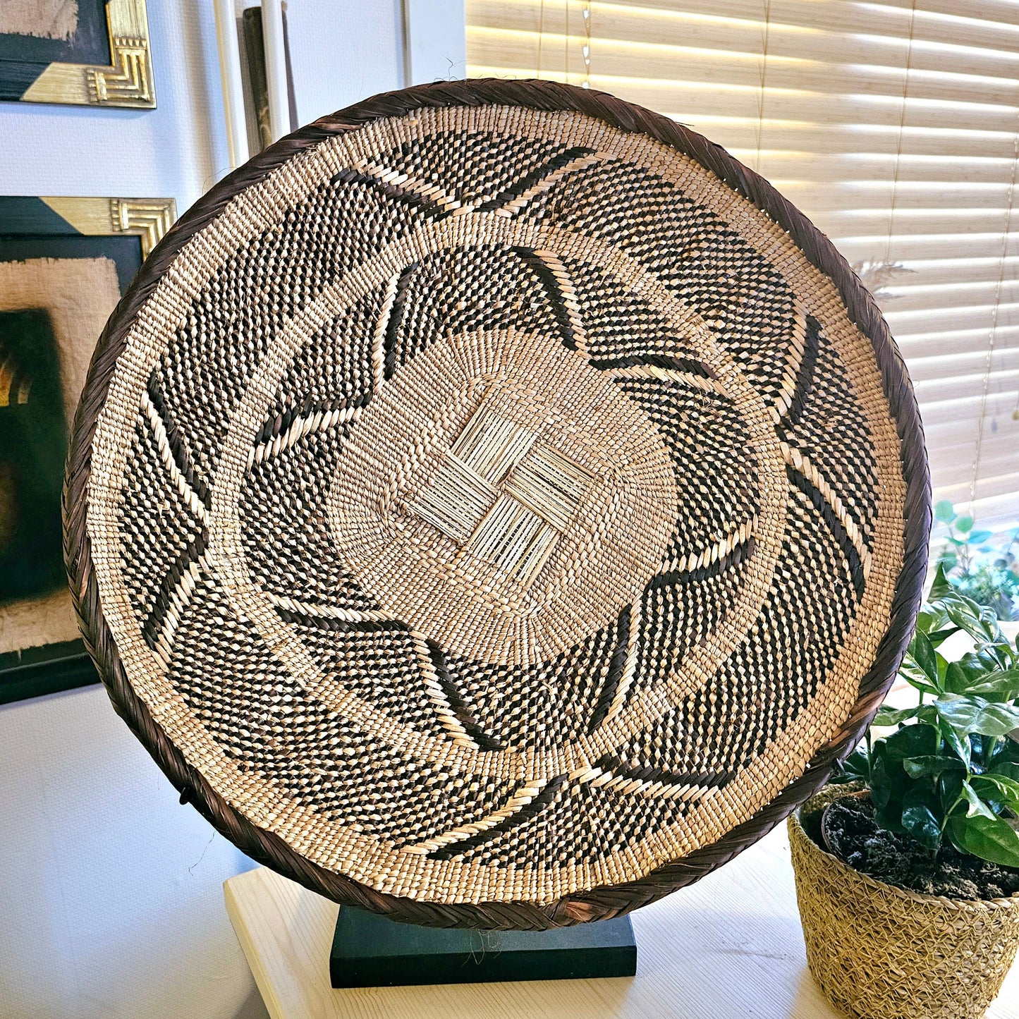 Handmade Wall Baskets | African Zimbabwe Baskets | Boho Wall Decor | A45