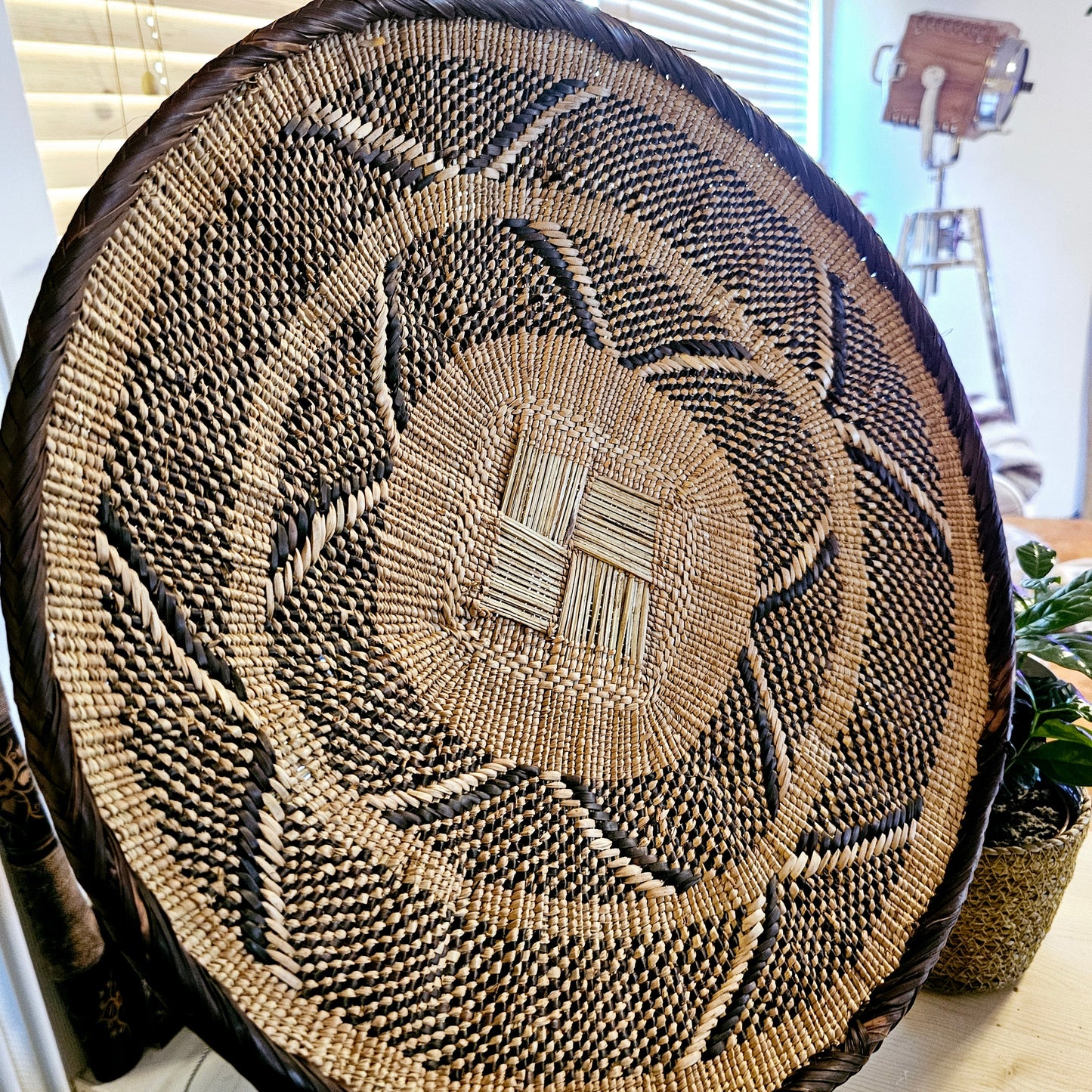 Handmade Wall Baskets | African Zimbabwe Baskets | Boho Wall Decor | B45