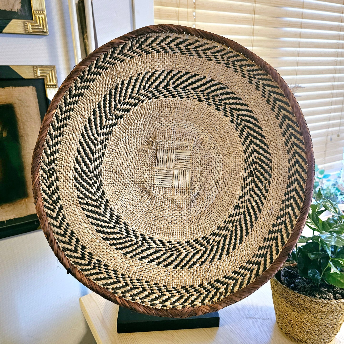 Handmade Wall Baskets | African Zimbabwe Baskets | Boho Wall Decor | C45