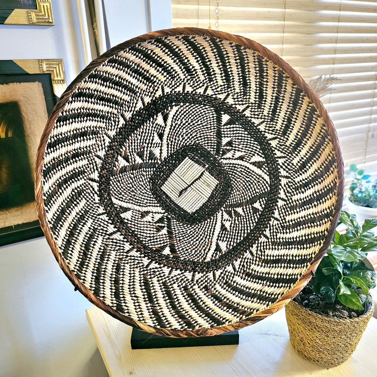 Handmade Wall Baskets | African Zimbabwe Baskets | Boho Wall Decor | D45