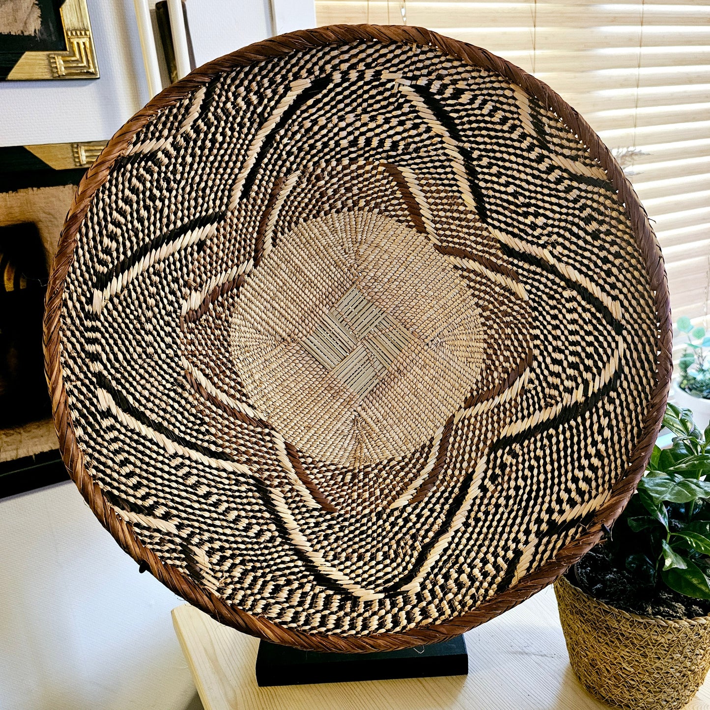 Handmade Wall Baskets | African Zimbabwe Baskets | Boho Wall Decor | C45