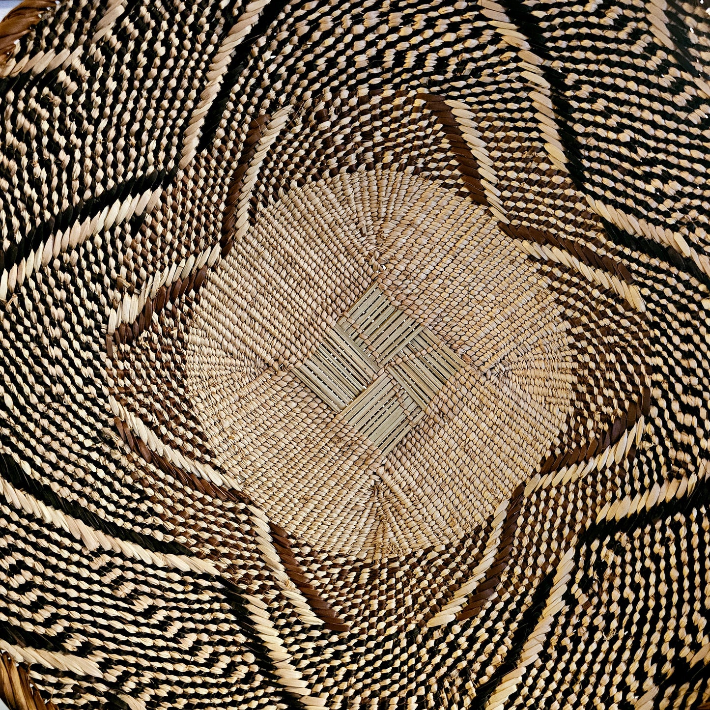 Handmade Wall Baskets | African Zimbabwe Baskets | Boho Wall Decor | E45.