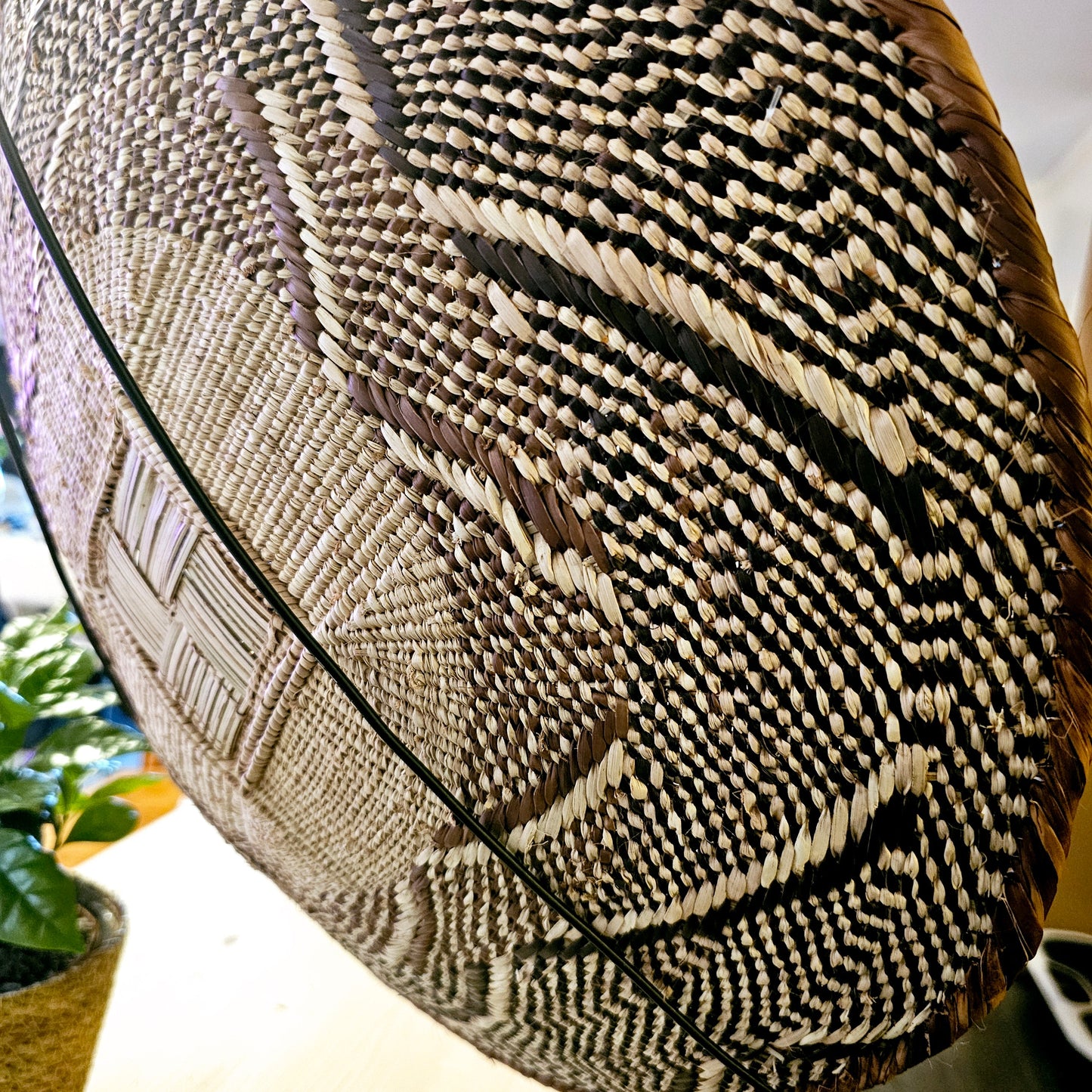 Handmade Wall Baskets | African Zimbabwe Baskets | Boho Wall Decor | E45.