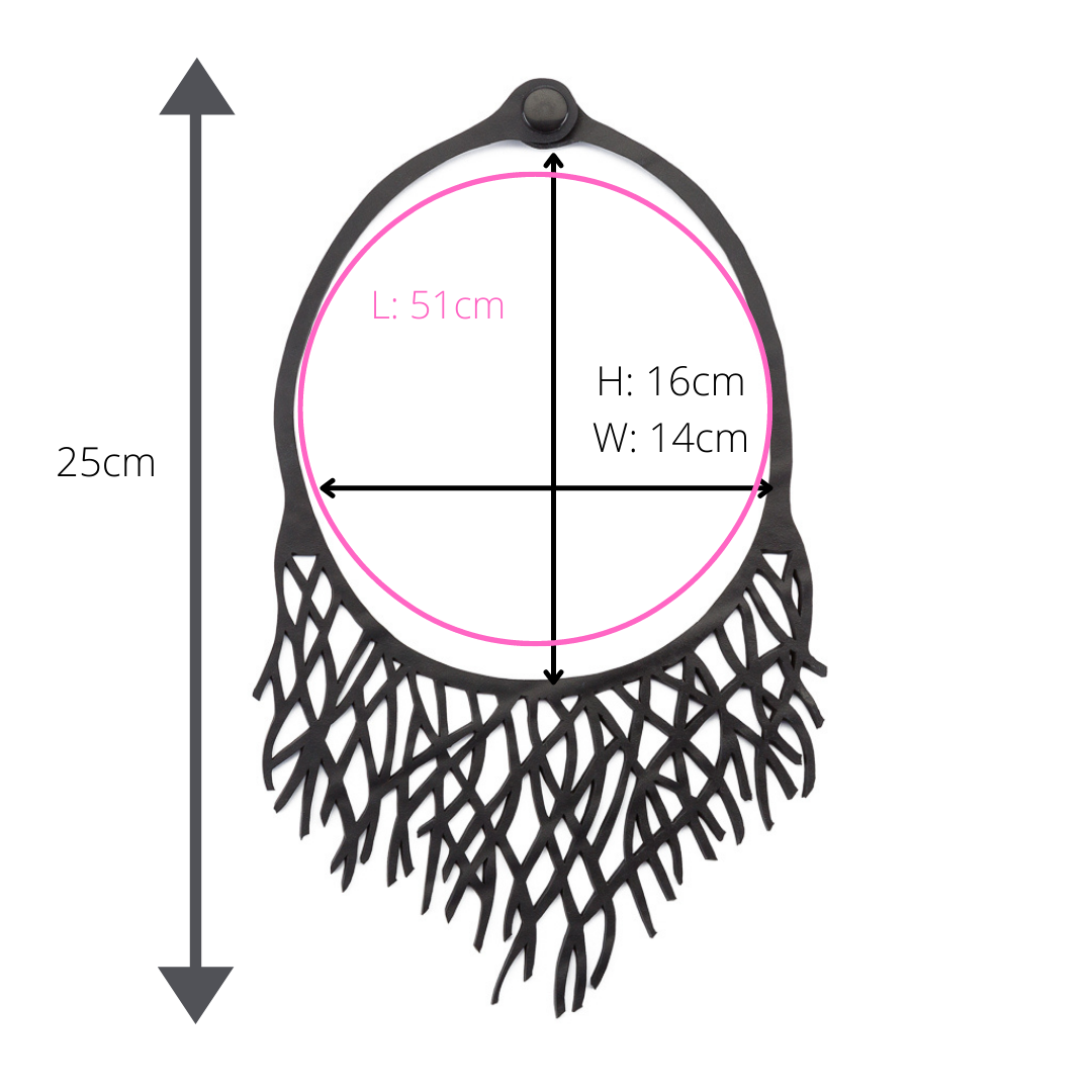 Reef Handmade Marine Rubber Necklace