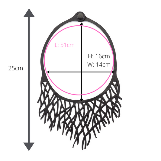 Reef Handmade Marine Rubber Necklace